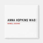 Anna Hopkins WA8  Magnets (more shapes)