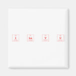 I Lu V U  Magnets (more shapes)