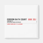 Gordon Bath Court   Magnets (more shapes)