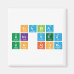 HABIA 
 UNA VEZ
 UN ATOMO  Magnets (more shapes)