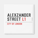 alexzander Street  Magnets (more shapes)