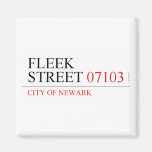 Fleek Street  Magnets (more shapes)