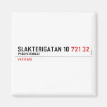 Slakterigatan 10  Magnets (more shapes)