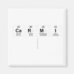 Carmi
   Magnets (more shapes)