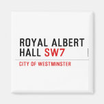 ROYAL ALBERT HALL  Magnets (more shapes)