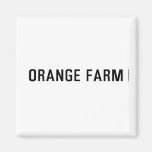ORANGE FARM   Magnets (more shapes)