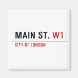 Main St.  Magnets (more shapes)