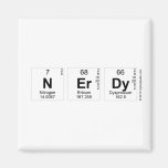 N|erdy  Magnets (more shapes)