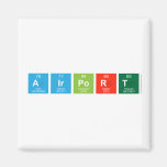 Airport  Magnets (more shapes)