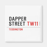 DAPPER Street  Magnets (more shapes)