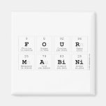 four 
 mabini  Magnets (more shapes)