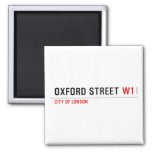Oxford Street  Magnets (more shapes)
