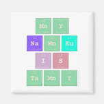 my
 name
 is 
 tamy   Magnets (more shapes)