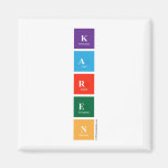 K
 A
 R
 E
 N  Magnets (more shapes)