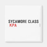 SYCAMORE CLASS   Magnets (more shapes)