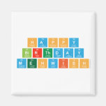 Happy
 birthday
 mehwish  Magnets (more shapes)