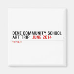Dene community school art trip   Magnets (more shapes)