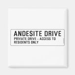 andesite drive  Magnets (more shapes)