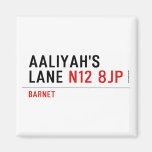 Aaliyah's  Lane  Magnets (more shapes)