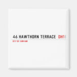 46 Hawthorn Terrace   Magnets (more shapes)