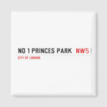 No 1 Princes Park   Magnets (more shapes)