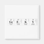Geeky  Magnets (more shapes)