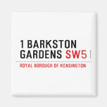 1 barkston gardens  Magnets (more shapes)