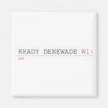 Khady denewade  Magnets (more shapes)