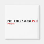 Portshite Avenue  Magnets (more shapes)