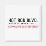 Hot Rod Blvd.  Magnets (more shapes)