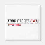Food street  Magnets (more shapes)