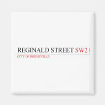 Reginald street  Magnets (more shapes)