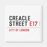 Creacle Street  Magnets (more shapes)