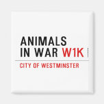 animals in war  Magnets (more shapes)