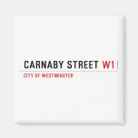 Carnaby street  Magnets (more shapes)