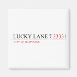 Lucky Lane 7  Magnets (more shapes)