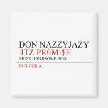 Don Nazzyjazy   Magnets (more shapes)