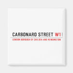 Carbonaro street  Magnets (more shapes)
