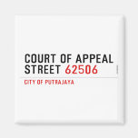 COURT OF APPEAL STREET  Magnets (more shapes)