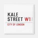 Kale Street  Magnets (more shapes)
