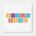 Olivia
 Brown  Magnets (more shapes)