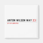 Anton Wilson Way  Magnets (more shapes)