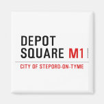 Depot Square  Magnets (more shapes)
