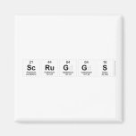 SCRUGGS  Magnets (more shapes)