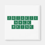 Periodic
 Table
 Writer  Magnets (more shapes)