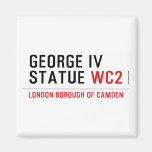 george iv statue  Magnets (more shapes)