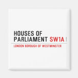 houses of parliament  Magnets (more shapes)