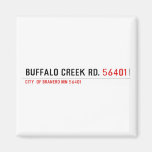 buffalo creek rd.  Magnets (more shapes)
