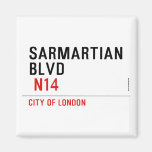 sarmartian blvd   Magnets (more shapes)