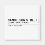 SANDERSON STREET  Magnets (more shapes)